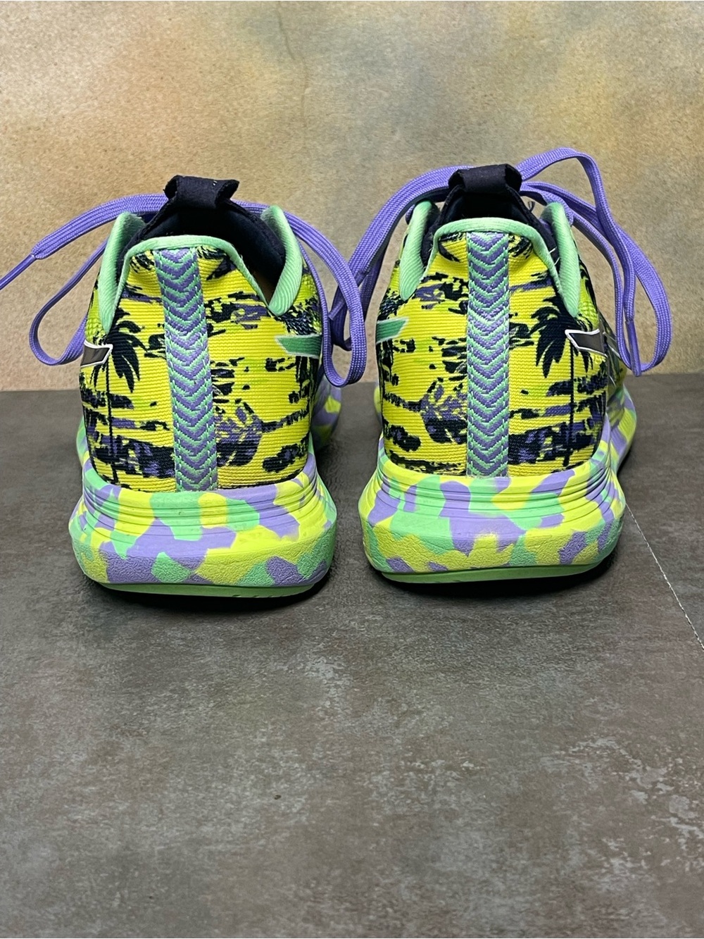 Asics Noosa Tri 14 Women's Running Shoes Safety Yellow/Midnight Size 7.5B - Picture 6 of 16